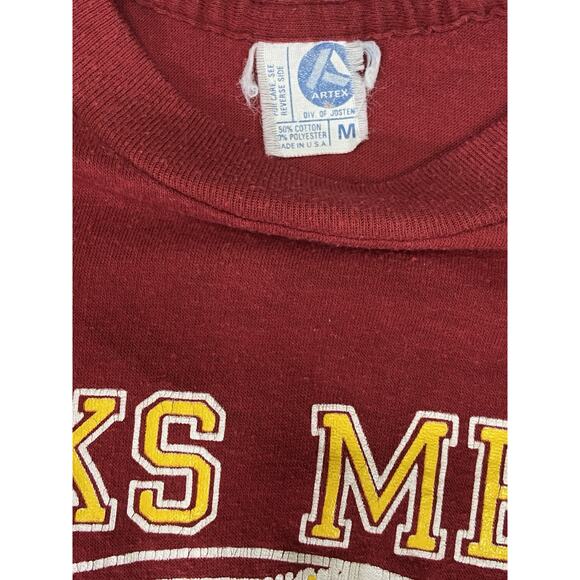 Vintage Wile E Coyote 1980 Warner Bros Single Stitch USA Germany T Shirt Medium - Picture 7 of 16